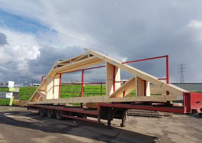 Large Manufactured Attic Roof Trusses